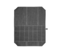 Doumneou 1 para cuchillos de lona encerada, protector de cubiertos, gris, 16, lona de húmeda, 45 x 56 cm, para utensilios de cocina y utensilios de cocina, Gray