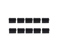 Doumneou 10 Pcs De Enchufe De Silicona Puerto USB Enchufe a De Tapa De Protección Tapón Negro