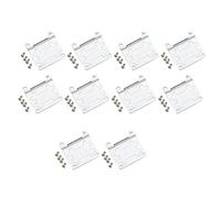 Doumneou 10 unidades de mini metal PCIE PCI-E tarjeta de extensión de tamaño medio a completo inalámbrico WiFi PCI-Express adaptador soporte con tornillos