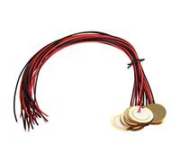 Doumneou - 12 unidades de 27 mm Piezo discos con hilos Mic Drum Trigger CBG acústica guitarra