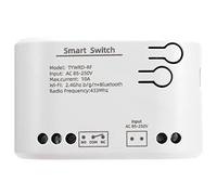 Doumneou 1CH RF Interruptor inteligente AC85-250V WIFI Tuya Control remoto 433 Interruptor de luz 10A Rele Relé Autoblocante Bloqueo Inching