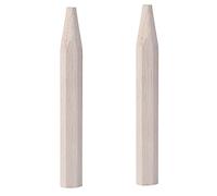 Doumneou 2 piezas de mango de raqueta de bádminton de madera para reparación de raqueta de bádminton, G6