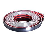 Doumneou 20 mm 5 m cromo coche estilo moldeado banda de guarnición - Adhesivo protector de accidente de colisión Van