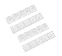 Doumneou 20 teclas transparentes con retroiluminación, ABS, de cereza, teclas para interruptor MX, teclado mecánico para juegos
