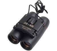 Doumneou 30 X 60 Zoom Mini Binoculares Compactos Telescópicos De Visión De Día Y Noche