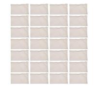 Doumneou 40 bolsas de lona para lápices con cremallera, bolsas de maquillaje en para manualidades, bolsas de almacenamiento multiusos para artículos de tocador (beige), beige