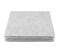 Doumneou 6 paneles de absorción acústica de 12 x 12 x 0.4 pulgadas, acolchado a prueba de sonido para aislamiento de graves