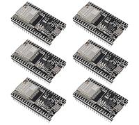 Doumneou 6 placas de desarrollo ESP32-DevKitC ESP32-DevKitC ESP32 ESP32-WROOM-32U Wireless WiFi Development Board para