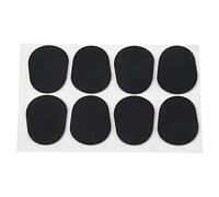 Doumneou 8 parches para boquilla de saxofón tenor, almohadillas para almohadillas, color negro, 0,8 mm