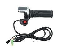 Doumneou Acelerador eléctrico de 48 V para bicicleta, pantalla LCD, con interruptor, acelerador, acelerador y manillar