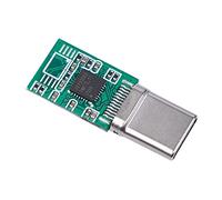 Doumneou Adaptador de auriculares de audio digital tipo C de 16 bits, calidad de sonido sin pérdidas, tarjeta de sonido de decodificación Amplificador DIY para dispositivo inteligente