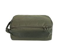 Doumneou Bolsa de carrete de pesca, bolsa de aparejos de pesca, bolsa de aparejos de pesca, portátil, impermeable, organizador para carrete de pesca giratorio, Ejercito Verde