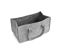 Doumneou Bolsa de fieltro, bolsa de almacenamiento de fieltro, bolsa de compras casual, color gris