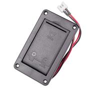 Doumneou Caja de almacenamiento de batería para guitarra eléctrica y bajo de 9 V