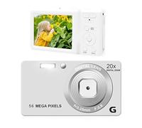 Doumneou Cámara de video digital HD de 2.7 pulgadas 4K 56MP enfoque automático cámara digital 56 millones de píxeles 20X cámara de zoom digital reutilizable