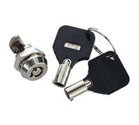 Doumneou Cerradura de leva roscada de cuarto de vuelta de 12 mm para casillero de cajón