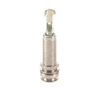 Doumneou Cilindro Clip End Pin Mono Panel Salida Socket Para Guitarra Eléctrica Bajo 6.35mm