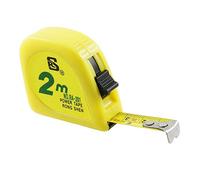 Doumneou Cinta métrica amarilla de 2 m, 1,8 m, cápsula de metal