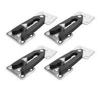 Doumneou Conector de sofá seccional, 4 piezas de metal para sofá, estilo a presión, conector de sofá seccional