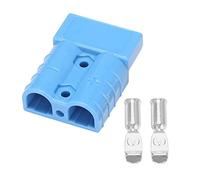 Doumneou Conector macho estilo 50 A 600 V 6-12 AWG /DC herramienta eléctrica para conector chapado de 6 AWG, color azul