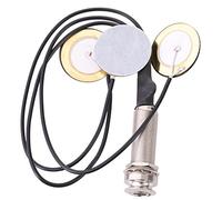 Doumneou Contacto piezo Micrófono 3 transductor Pickups con clavija de extremo para Kalimba