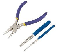 Doumneou de herramientas de bobinado con portabrocas de bobinado y pinza de anillo 6 en 1 para bobinado y anillo de salto