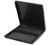 Doumneou Estuche para lengüetas, soporte para caña de clarinete, caña para estuche para clarinete bajo, saxofón tenor/barítono con ranuras para 9 lengüetas duraderas