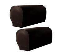 Doumneou Fundas para reposabrazos de sillón, 2 unidades, ultra gruesas y de piel sintética, para reclinables, sofás, sillas B