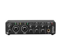 Doumneou Interfaz de 4 canales Pequeña Grabación de Audio Externa Tarjeta de Sonido Profesional Computadora USB Tarjeta de Sonido Libre de Controlador Función de Grabación Para Grabar Cantar