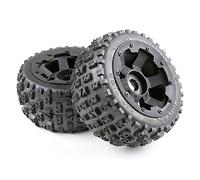 Doumneou Juego de neumáticos y cubos de rueda para 1/5 km Baja 5B Rc piezas de coche trasero 170 x 80