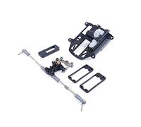 Doumneou Kit de dirección simétrica de aluminio para motor de 1/5 ROVAN KM BAJA 5B 5T 5SC