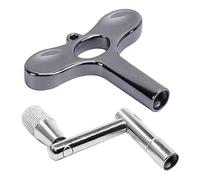 Doumneou Llave de velocidad de movimiento continuo universal para afinación de tambor, herramienta de hardware de tambor de percusión + llave cuadrada de tambor