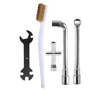 Doumneou Lote de 5 piezas para impresora 3D + mini zócalo + cepillo de boquilla + llave L de 6 mm 7 mm para 3 herramientas
