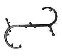 Doumneou Masajeador multifuncional portátil para masaje muscular de sangre y cuello, herramienta de masaje de espalda y fitness, color negro