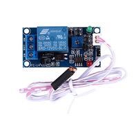 Doumneou Módulo de relé de sensor de interruptor fotoeléctrico de 12 V CC, 50 mm x 25 mm con 2 cables