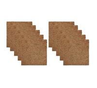 Doumneou Paquete de 10 almohadillas reutilizables para caja de anidación para pollos, color marrón, 13 x 13 pulgadas, para jardín, césped al aire libre
