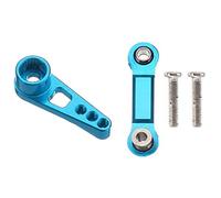 Doumneou Para coche RC 1/18 K929 A959 A969 A979 K929 A959-B piezas de actualización de metal 25T brazo de bocina de dirección + barra de timón de metal