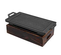 Doumneou Parrilla de Barbacoa PortáTil Sin Humo Horno de Barbacoa de CarbóN JaponéS Coreano Parrilla de la Barbacoa Horno de Barbacoa Antiadherente para Exteriores para el Hogar A