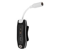 Doumneou Reproductor MP3 de 8 GB para natación, buceo subacuático + radio FM, auriculares impermeables, color negro