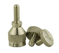 Doumneou Saxofón Cuello Tornillos Tornillo de bloqueo de cobre Saxofón Accesorios Fijación Tornillos Tenor 4 mm