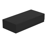 Doumneou Super 550+ caja de tarjetas monocolor de tarjetas de para juegos de mesa, adecuada para juegos de cartas coleccionables, color negro