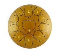 Doumneou Tambor de lengua de acero de 11 tonos de 6 pulgadas, tambor de mano, baqueta de percusión, instrumento musical, pandereta, piezas de repuesto, accesorios A