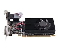 Doumneou Tarjeta gráfica ultra rápida GT 610 1G 1GB 64Bit DDR3 810/500MHz PCI-E 1.1X16 Escritorio Pequeño Chasis PC Tarjeta Gráfica de