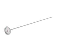 Doumneou Termómetro de suelo de compost con - Acero inoxidable de respuesta rápida 50,8 cm - Sonda de medición - Fahrenheit y Celsius