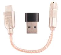 Doumneou Tipo C a 3.5 Jack ALC5686 Chip HiFi Digital Audio Decodificación Tarjeta de sonido Cable de audio para auriculares (cabezal USB)