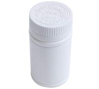 Doumneou vacías de plástico para medicinas, pastillas, 3 unidades, color blanco
