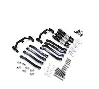 Doumneou Varillas de Tracción de de Metal Amortiguador de de Suspensión para MN D90 D91 D99 MN99S 1/12 Piezas de Actualización de Coche RC, Negro