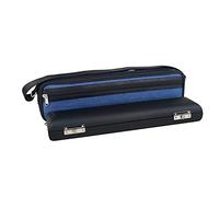 Dounan Juego de funda para silbato de 16 y 17 orificios, funda para silbato portátil, funda de piel de alta calidad, funda de algodón, accesorios para instrumentos musicales