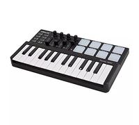 Dounan Panda Mini Teclado Portátil Mini USB 25 Teclas + Controlador MIDI para Drumpad