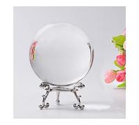 DOUPE Decoración de Cristal curativo 60/70/8 0MM Fotografía Crystal Ball Ornament Fengshui Globe Divination Quartz Magic Glass Ball Decoración Hogar Spero Bola de Cristal